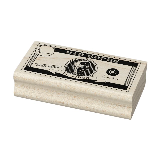 Tampons Encreurs Drôle "Papa Bucks" Fête des pères de timbres monét (Tampon)
