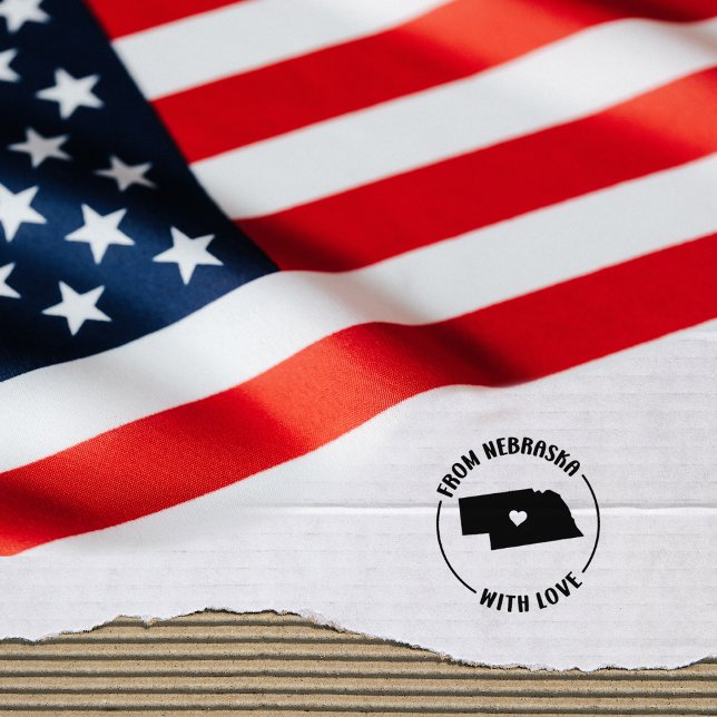 Tampons Encreurs Du Nebraska avec amour, Petites entreprises, (Créateur téléchargé)