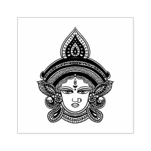 Tampons Encreurs Durga Maa ethnique classique Déesse indienne