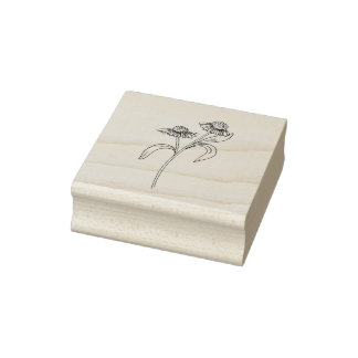 Tampons Encreurs Echinacea Rubber Stamp