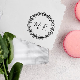 Tampons Encreurs Effectuez vos propres initiales de Mariage de call