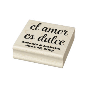 Tampons Encreurs El amor es dulce mariage accueil pour invités