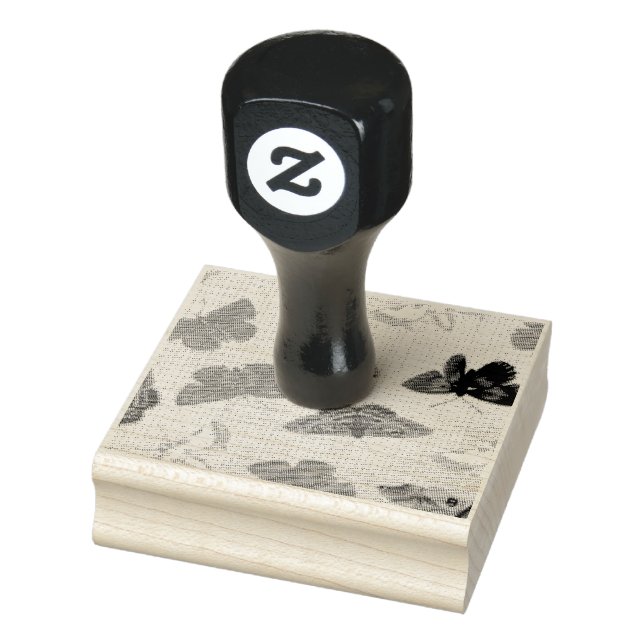 Tampons Encreurs Elegant Brush Art Background — Modern Artistic Inv (Tampon)