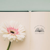 Élégant Classique De La Bibliothèque De Nom Person