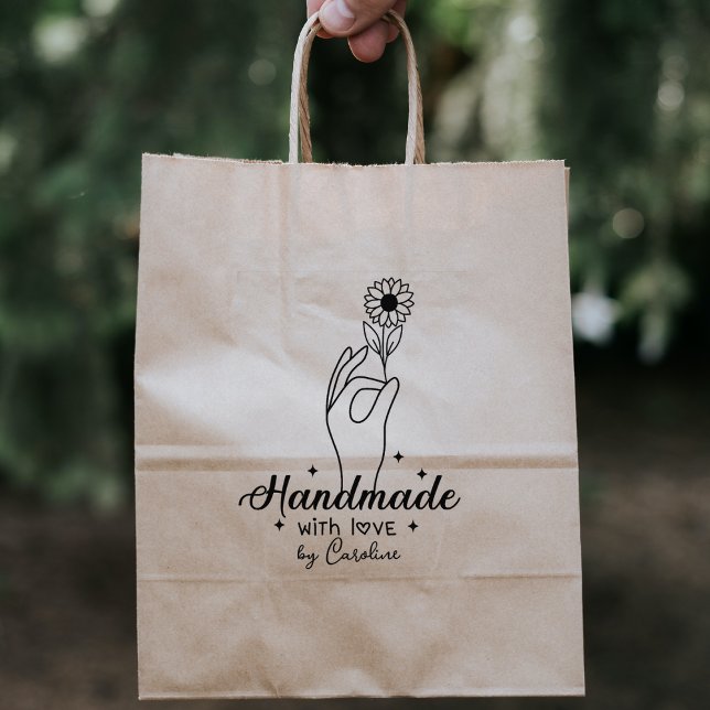 Tampons Encreurs Elégant Daisy fait à la main par (nom personnalisé (Créateur téléchargé)