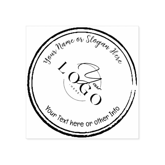 Tampons Encreurs ÉLÉGANT ET SIMPLE | Logo d'entreprise personnalisé (Impression)