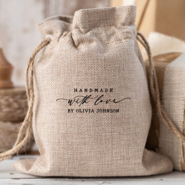 Tampons Encreurs Elégant fait main avec Love Script Personnalisé (Créateur téléchargé)