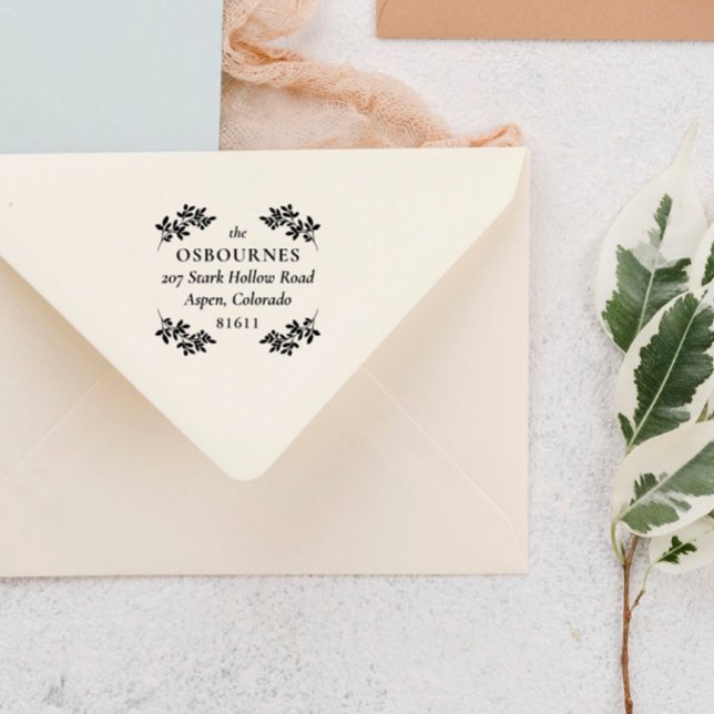 Tampons Encreurs Elégant Le Nom De Famille Berry Green (Créateur téléchargé)