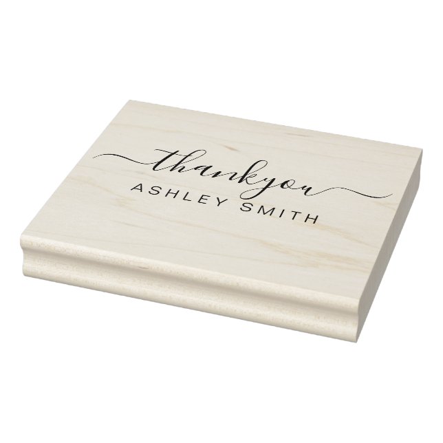 Tampons Encreurs Elégant Merci d'entreprise en caoutchouc (Tampon)