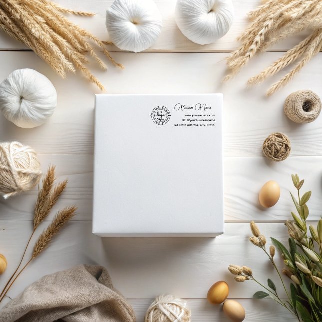 Tampons Encreurs Élégant minimaliste moderne Outline Butterfly (Créateur téléchargé)