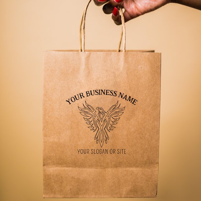 Tampons Encreurs Elégant Phoenix, Affaires Personnalisées, Grande (Créateur téléchargé)