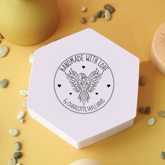 Tampons Encreurs Elégant Phoenix Custom fait main avec amour, (Créateur téléchargé)
