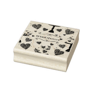 Tampons Encreurs élégante douche de style shabby