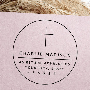 Tampons Encreurs Elégante structure transversale Christian adresse 