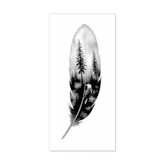 Tampons Encreurs Enchanting Feather with Bald Eagle Artwork