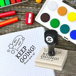 Tampons Encreurs Encouragement Des Enseignants De Fun Moderne Retou