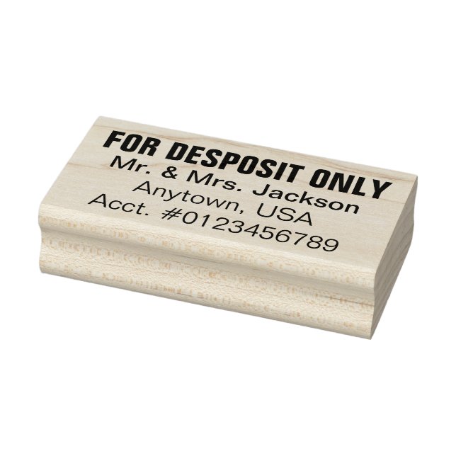 Tampons Encreurs Endossement de chèque (Tampon)