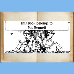 Tampons Encreurs Enfants Lecture Plaque