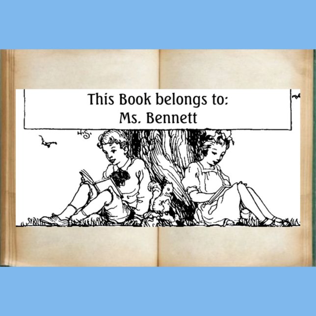 Tampons Encreurs Enfants Lecture Plaque (Créateur téléchargé)