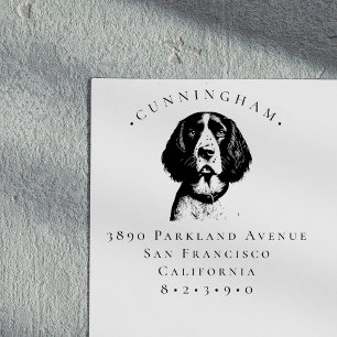 Tampons Encreurs English Springer Spaniel Pet Dog Retourner l'adres