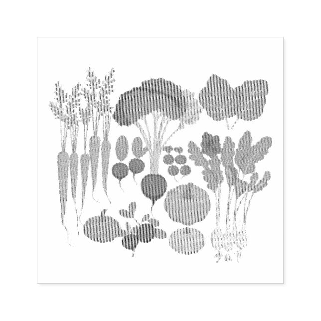 Tampons Encreurs ensemble de légumes sains pack (Impression)