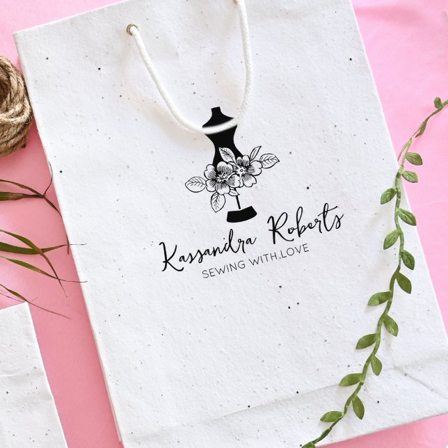 Tampons Encreurs Entreprise De Couture Personnalisée, Grande (Créateur téléchargé)