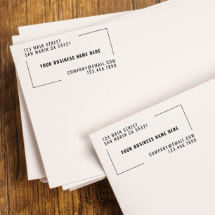 Tampons Encreurs Entreprise Personnalisée Moderne Nom Adresse de re