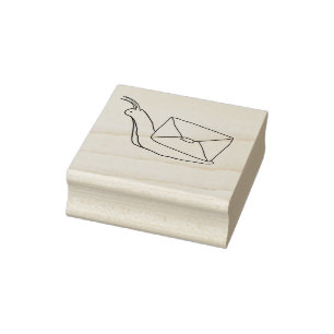 Tampons Encreurs Escargot de courrier d'escargot avec enveloppeTimb