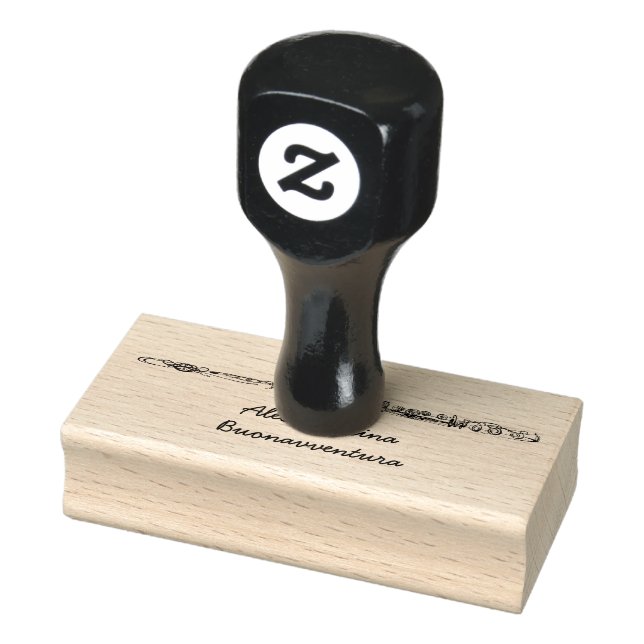 Tampons Encreurs Esquisse de flux avec nom personnalisable (Tampon)