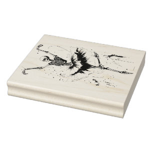 Tampons Encreurs Esquisses dansantes Timbre en caoutchouc