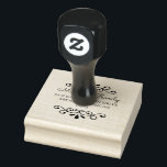 Tampons Encreurs Étiquette en caoutchouc d'adresse de retour ronde<br><div class="desc">Simple Élégant Rond Adresse De Retour En Caoutchouc Timbre. Idéal pour un usage professionnel ou personnel.</div>