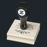 Tampons Encreurs Étiquette en caoutchouc d'adresse de retour ronde<br><div class="desc">Simple Élégant Rond Adresse De Retour En Caoutchouc Timbre. Idéal pour un usage professionnel ou personnel.</div>