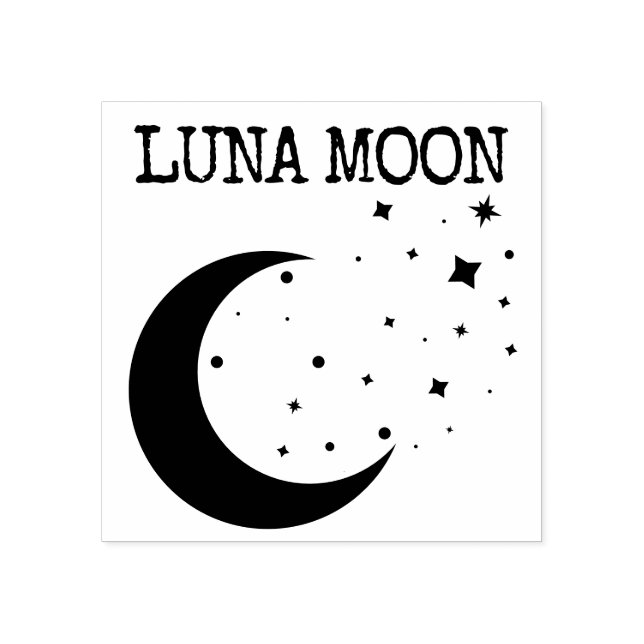 Tampons Encreurs Étoiles Lunaires Lune (Impression)