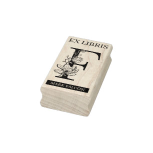 Tampons Encreurs EX librairies Librairie Librairie monogramme F