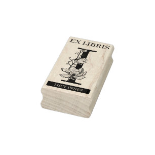 Tampons Encreurs EX librairies Librairie Librairie monogramme I