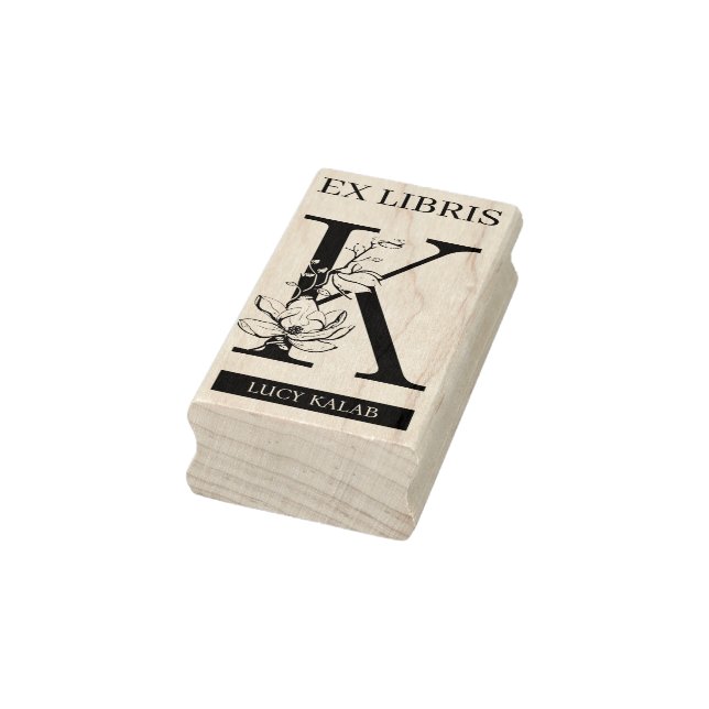 Tampons Encreurs EX librairies Librairie Librairie monogramme K (Tampon)