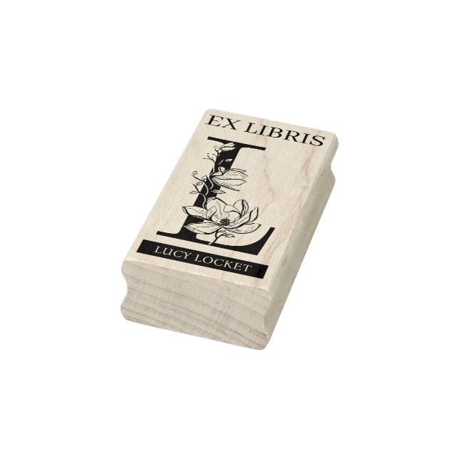 Tampons Encreurs EX librairies Librairie Librairie monogramme L (Tampon)