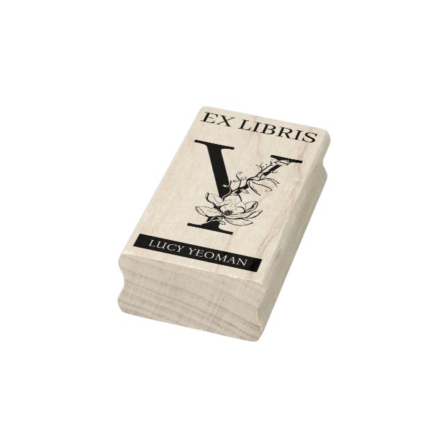 Tampons Encreurs EX librairies Librairie Librairie monogramme Y (Tampon)
