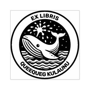 Tampons Encreurs Ex Libris - Baleine blanche