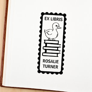 Tampons Encreurs Ex Libris Bookplate Canard Mignon