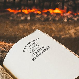 Tampons Encreurs Ex-libris de la bibliothèque de Votre nom de livre