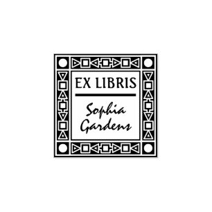 Tampons Encreurs Ex Libris Décoratif