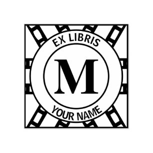 Tampons Encreurs Ex-libris ex de monogramme de libris