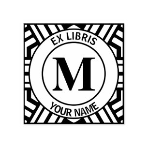 Tampons Encreurs Ex-libris ex de monogramme de libris