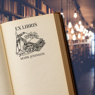 Tampons Encreurs EX libris exlibris bibliothèque bibliothèque bibli