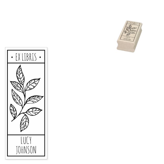 Tampons Encreurs EX libris exlibris bibliothèque livre bibliothèque (Tamponné)