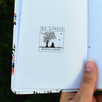 Ex Libris Méditation Yoga dans la nature, Livre