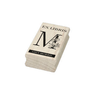 Tampons Encreurs EX libris Monogramme de plaque de livre de bibliot