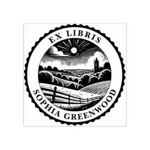 Tampons Encreurs Ex Libris - Paysage rural 03