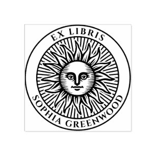 Tampons Encreurs Ex Libris - Sun Face 3